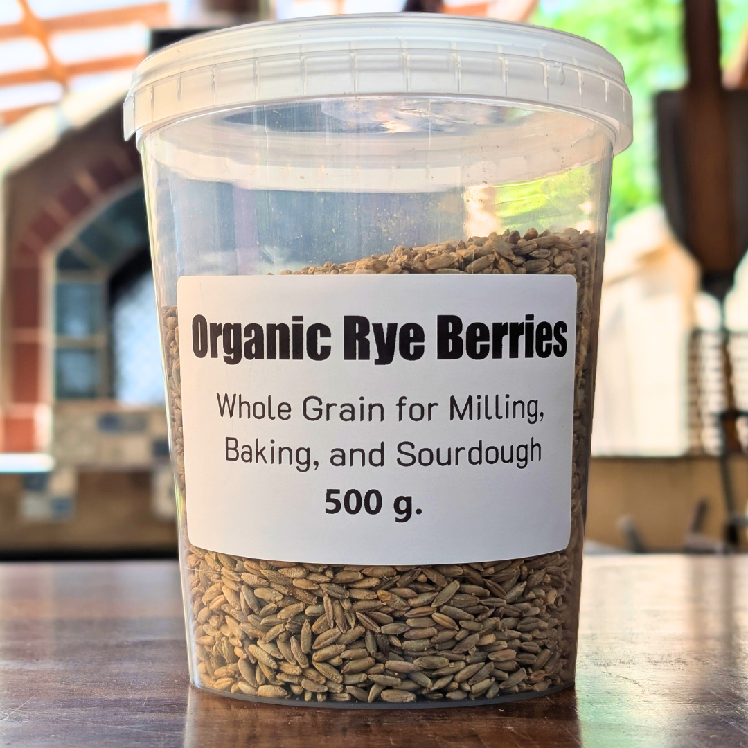 Organic Rye Berries – Whole Grain for Sourdough, Milling, and Rustic Breads