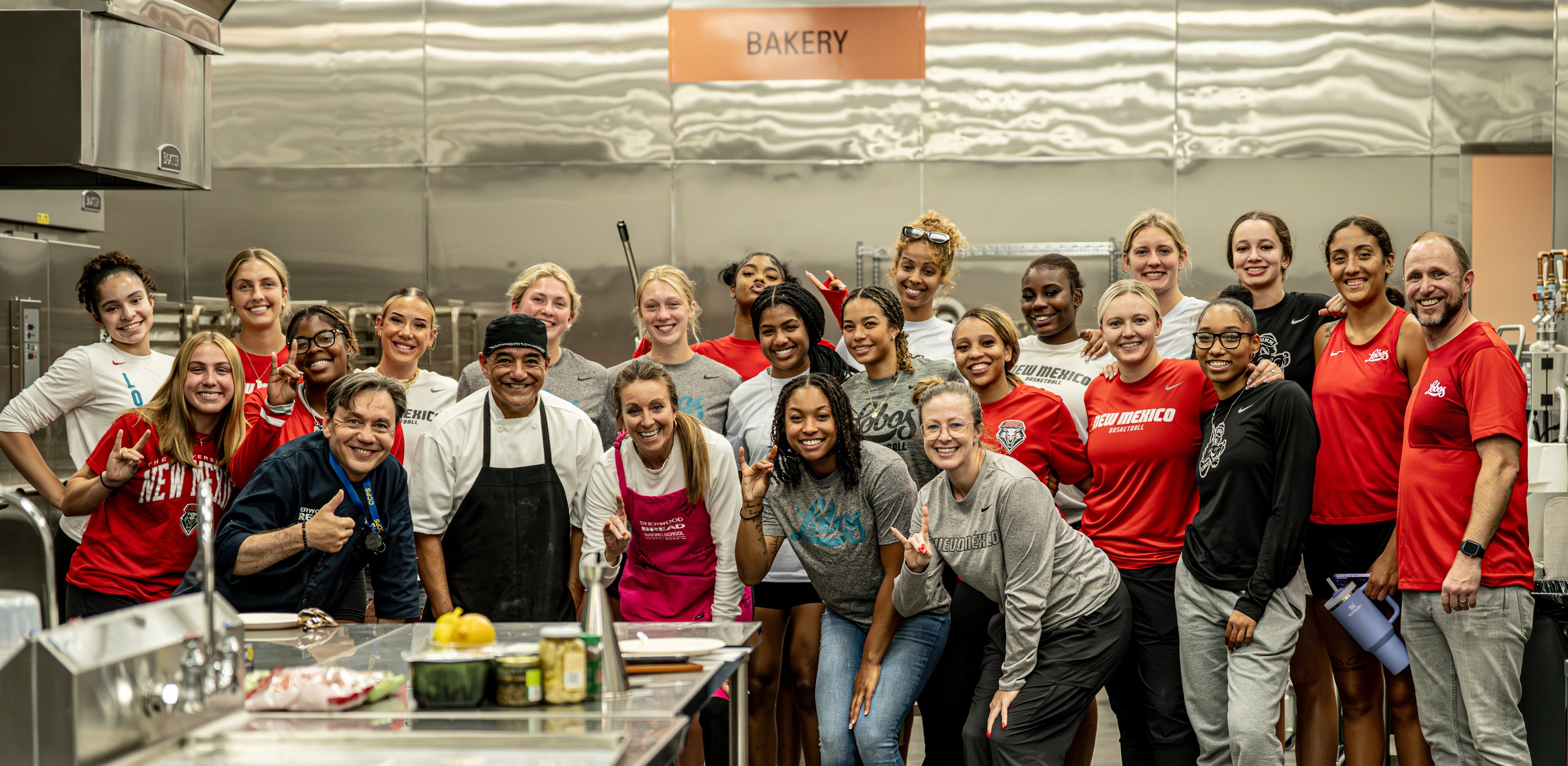 Group cooking class at Sherwood Bread in Albuquerque