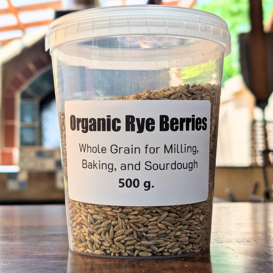 Organic Rye Berries – Whole Grain for Sourdough, Milling, and Rustic Breads