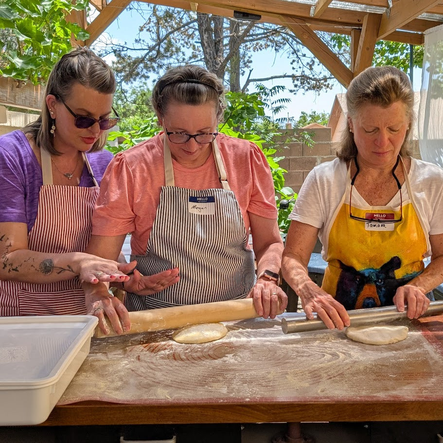 Private family cooking event at Sherwood Bread