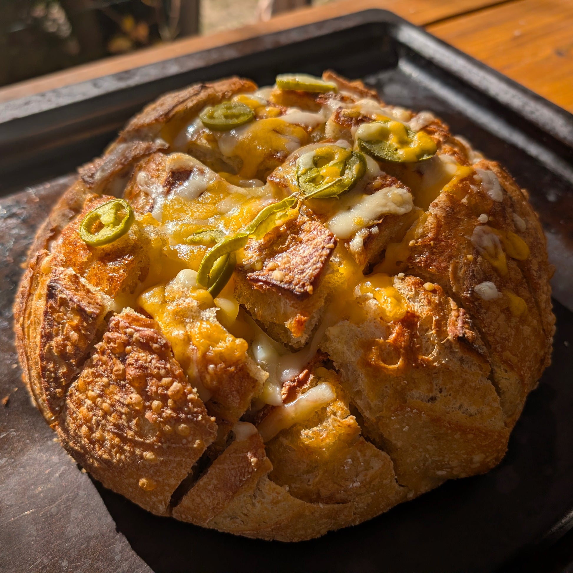 Jalapeño & Cheddar Sourdough Bread