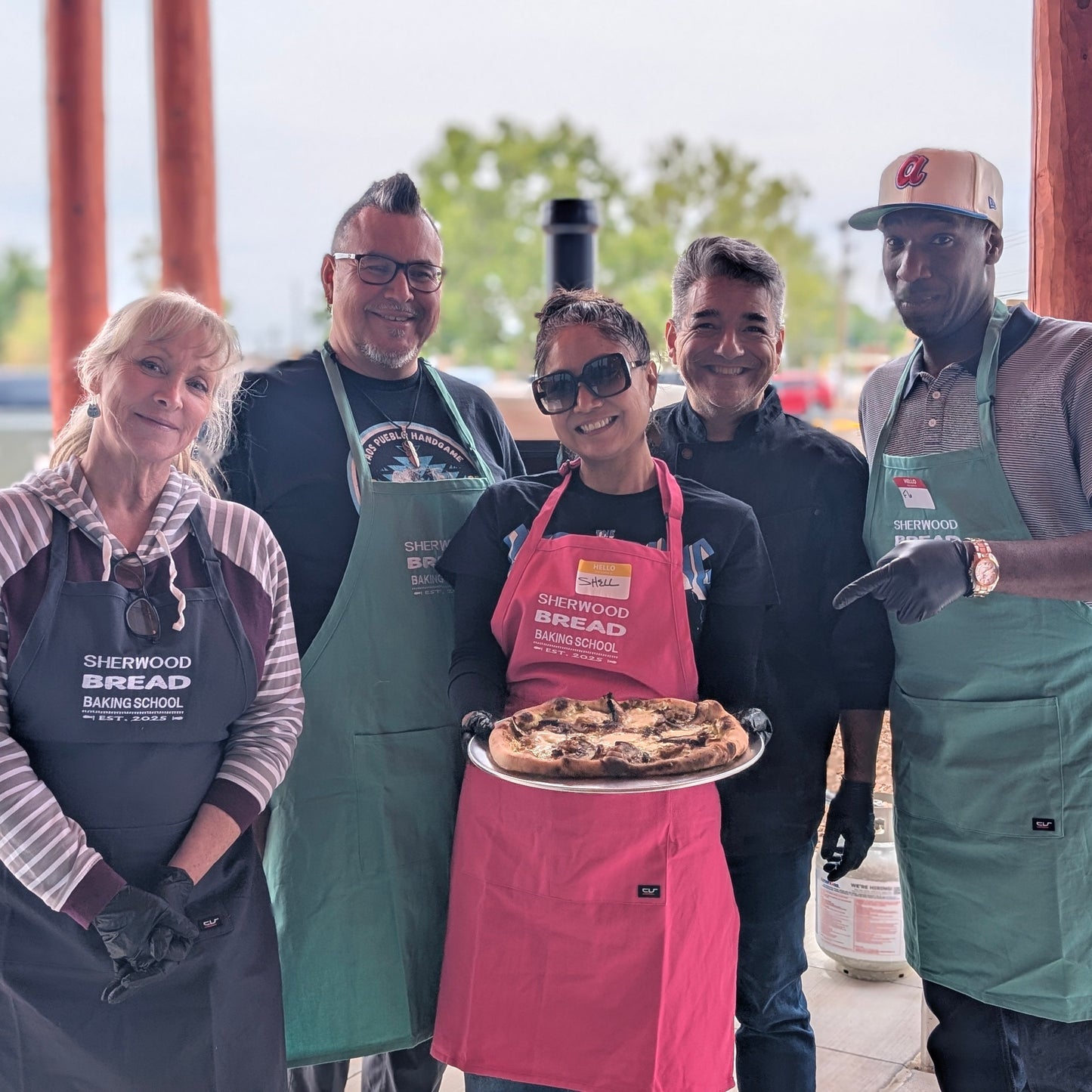 Hands-on pizza making class in Albuquerque at Sherwood Bread