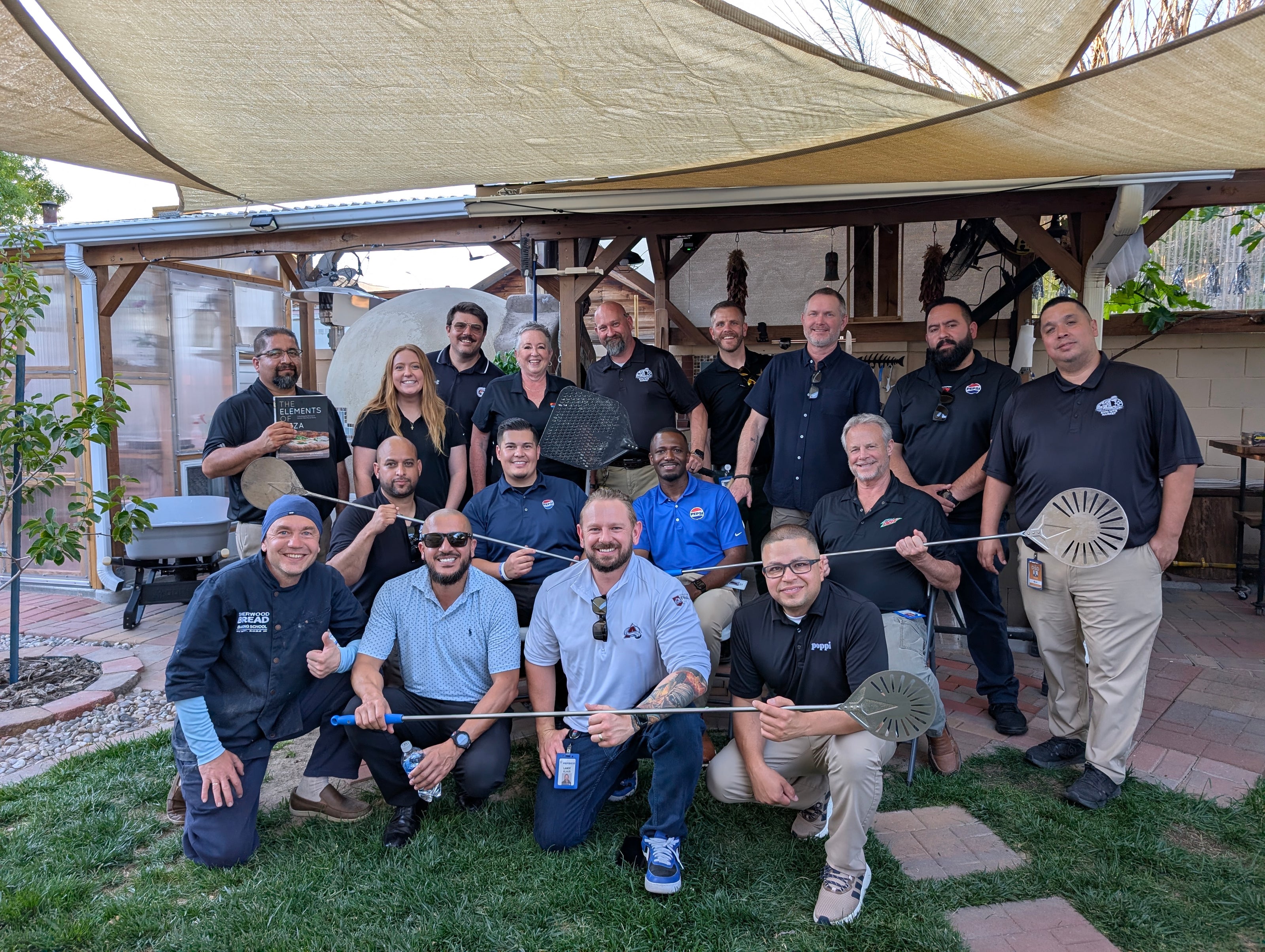 PepsiCo at a Sherwood team building cooking event
